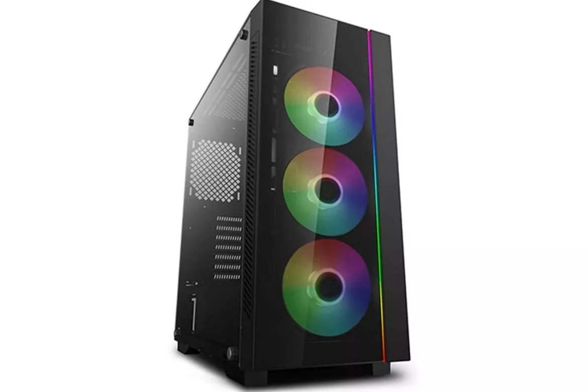 DeepCool Matrexx 55 V3 ADD-RGB 3F Cristal Templado USB 3.0 Negro