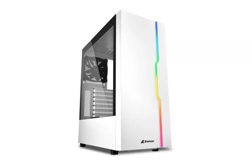 Sharkoon RGB Slider ATX Cristal Templado USB 3.0 ARGB Blanca