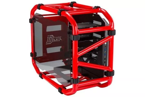 InWin D-Frame Mini Cristal Templado USB 3.0 Roja