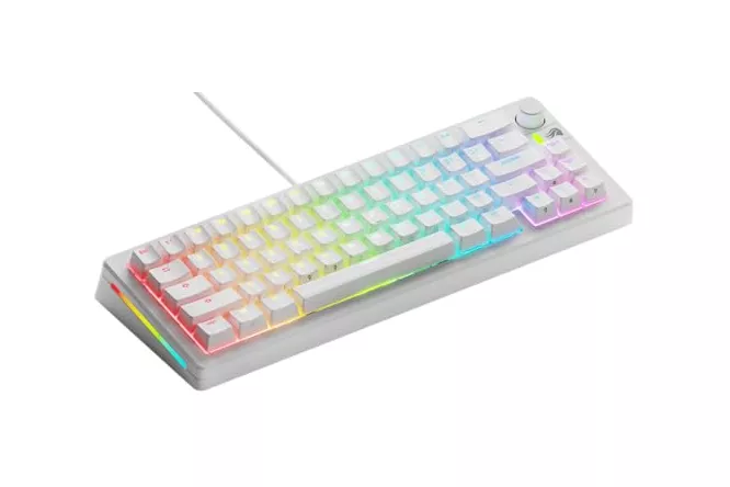 Teclado Mecânico Glorious GMMK 3 65% Branco - Fox Switch (US)