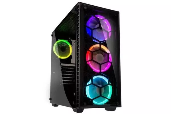 Kolink Observatory RGB Cristal Templado USB 3.0 Negra