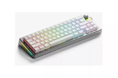 Teclado Mecânico Glorious GMMK 3 Pro 65% Prateado - Fox Switch (US)