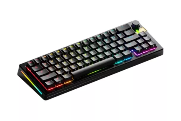 Teclado Mecânico Glorious GMMK 3 Pro HE 65% Wireless Preto - Fox HE Switch (US)