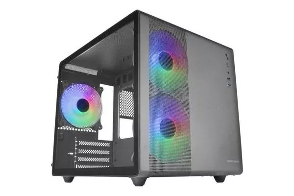 Mars Gaming MC-400 FRGB MicroATX Cristal Templado USB 3.0 Negra