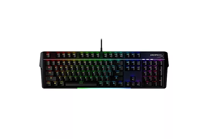 Teclado Mecânico HyperX Alloy MKW100 RGB US TTC Red Switch