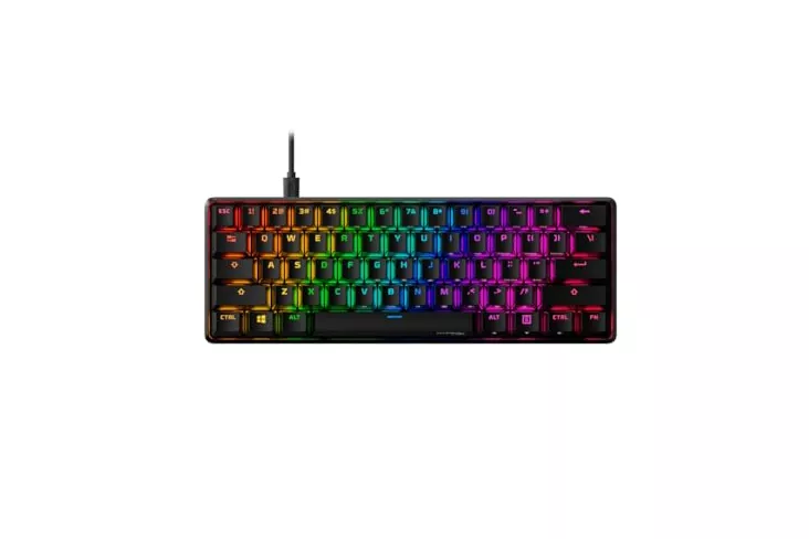 Teclado Mecânico HyperX Alloy Origins 60 RGB Gaming US Aqua Switches