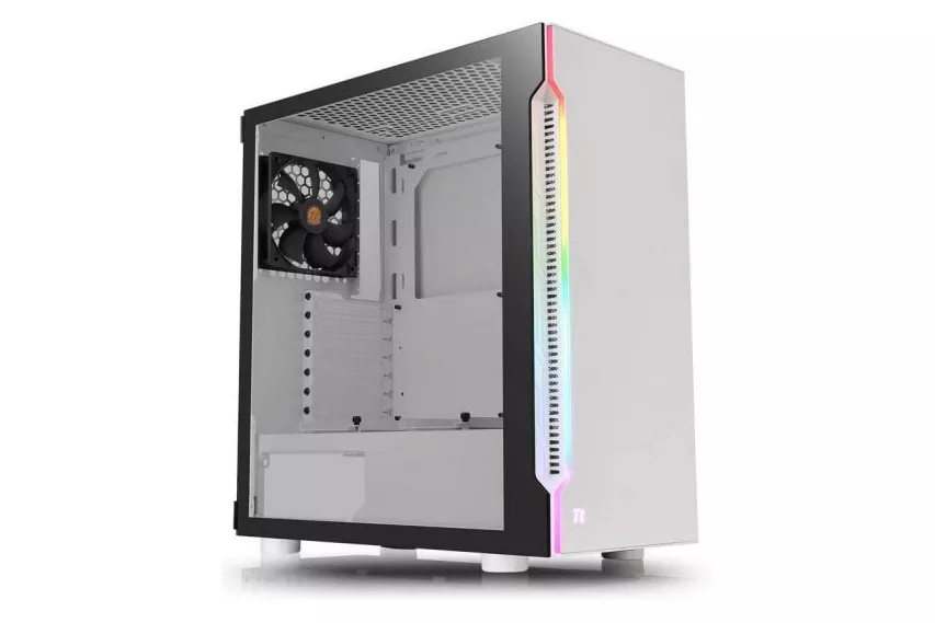 Thermaltake H200 TG RGB Snow Cristal Templado USB 3.1 Blanco