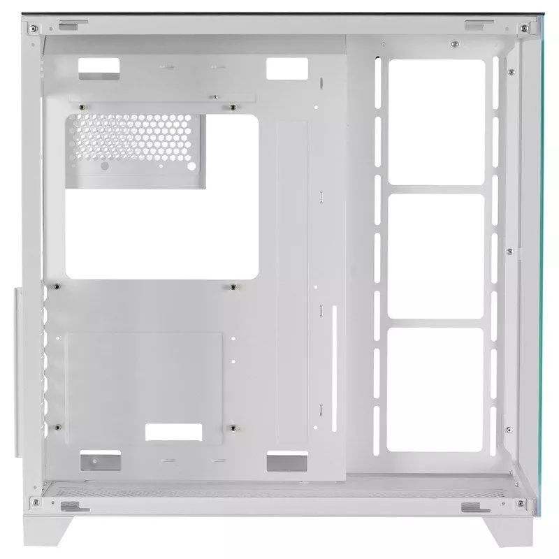 Mars Gaming Mc-3c Caja Atx Vista 3d Triple Cristal Templado Diseño Doble Cámara Lateral Blanco