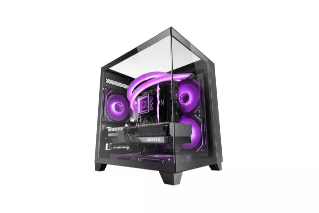 Mars Gaming Mc-3cm Caja Microatx Vista 3d Triple Cristal Templado Doble Cámara Lateral Negro