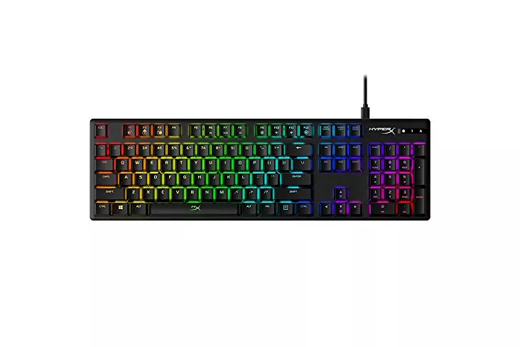 Teclado Mecânico HyperX Alloy Origins RGB Gaming US Red Switches