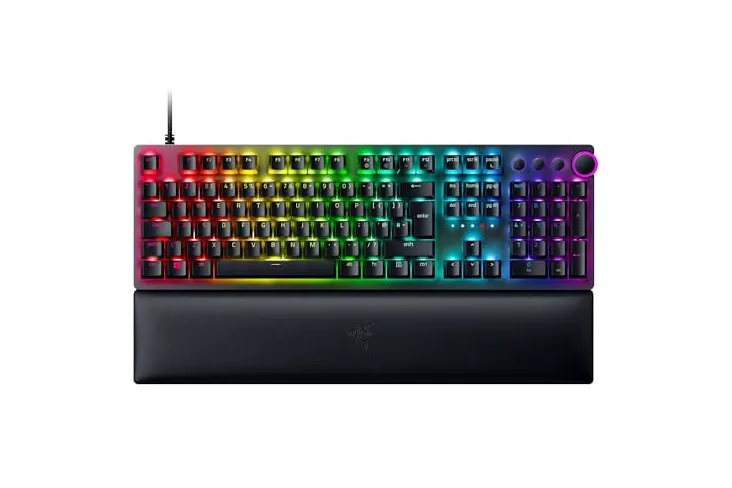 Teclado Razer Huntsman V2 RGB Purple Switch (US) Negro