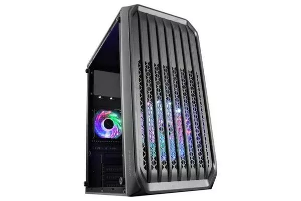 Mars Gaming MC-S2 Caja PC Micro-ATX Ultra-Compacta 2x Ventilador FRGB USB 3.0 Ventana Negro