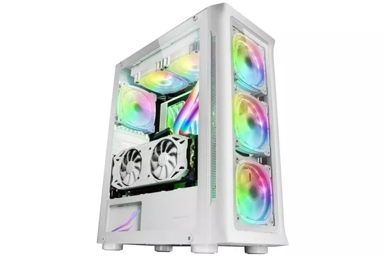 Mars Gaming MC-Neo ARGB Full Tower EATX Cristal Templado USB 3.2 Blanca