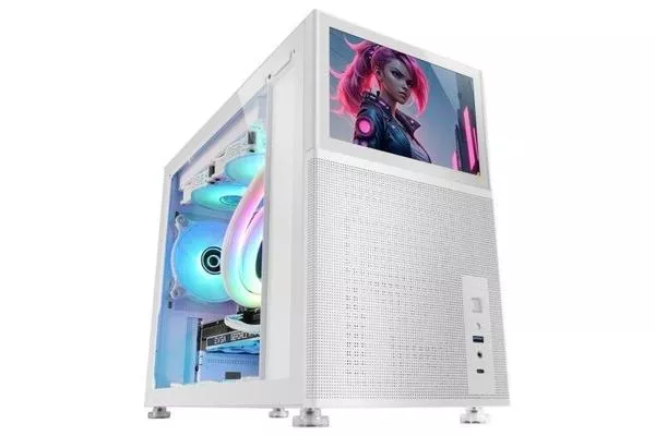 Mars Gaming MC-LCD Torre Custom Micro-ATX Pantalla LCD IPS 8