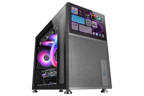 Mars Gaming Mc-lcd Torre Custom Micro-atx Pantalla Lcd Ips 8