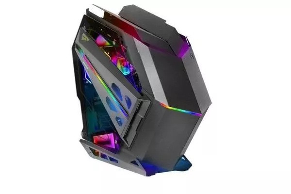 Mars Gaming MC-TITAN Caja Gaming RGB XXL ATX Doble Tira LED Iluminación Frontal ARGB Negro