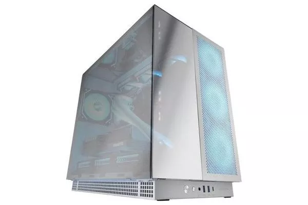 Mars Gaming MC-NOVA3 Caja Gaming Custom XXL E-ATX Tripe Cristal Cromado Aluminio USB-C Blanco