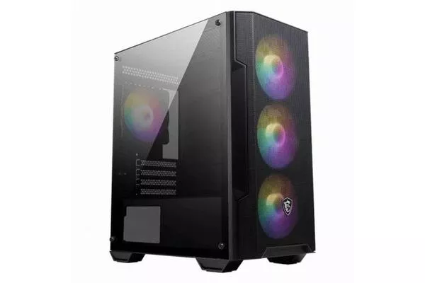 MSI MAG FORGE M100A RGB USB 3.2 Negra con Ventana