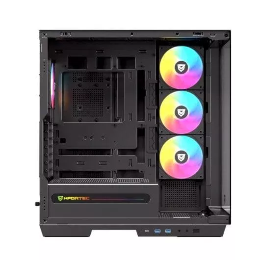 Nfortec Ursa ATX A-RGB Torre PC Gaming Negra