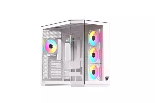 Nfortec Pulsar ATX A-RGB Torre PC Gaming Blanca