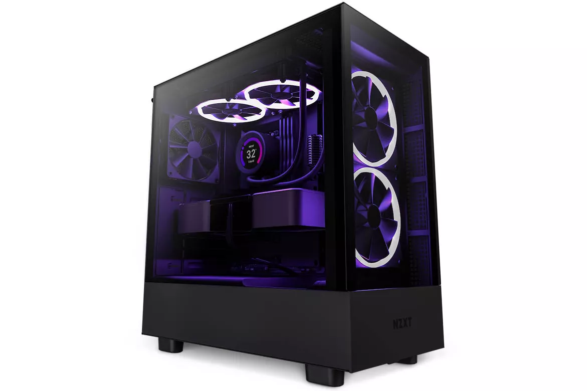 NZXT H5 Elite Cristal Templado USB-C/3.1 Negra