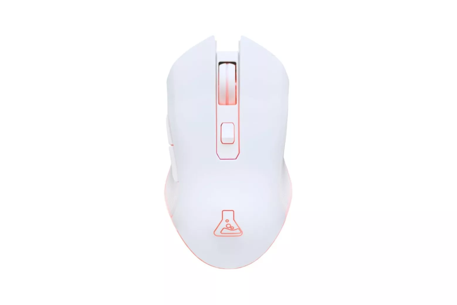 The G-Lab Kult Helium WL Ratón Gaming Inalámbrico RGB 6400 DPI Blanco