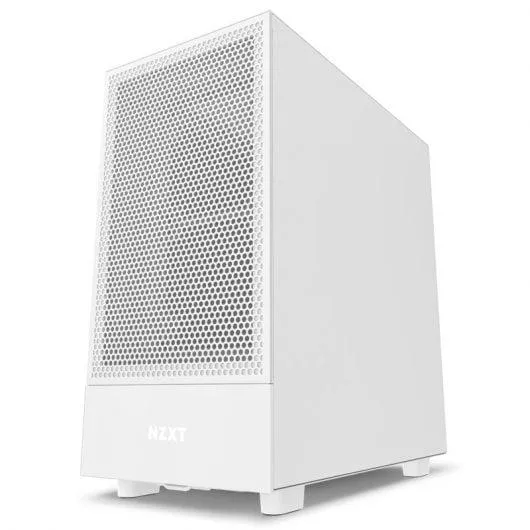 NZXT H5 Flow Cristal Templado USB-C/3.1 Blanca