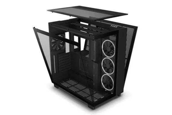 NZXT H9 Elite RGB Midi Tower Cristal Templado USB 3.2 Negra