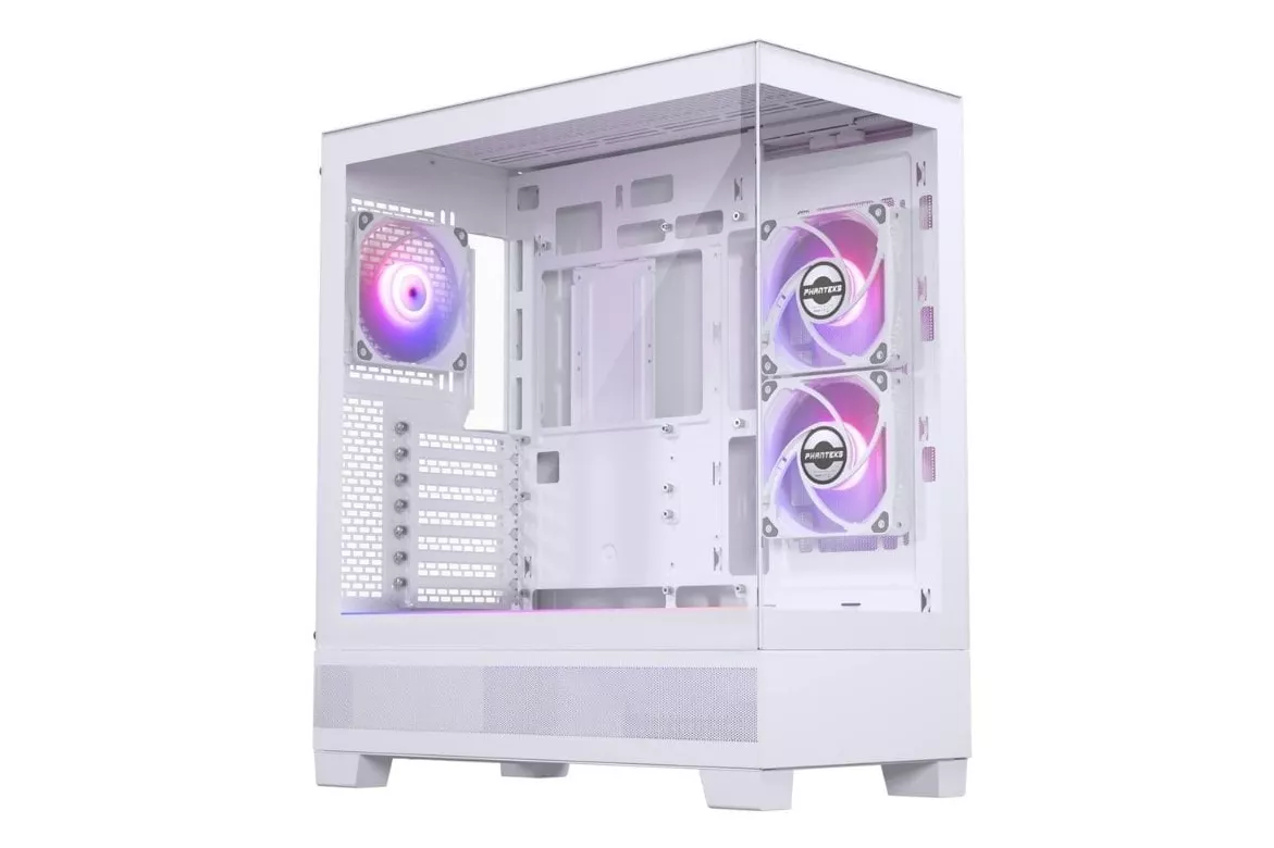 Phanteks Pack XT View Cristal Templado USB 3.0 + M25-120 3 Ventiladores DRGB 120mm Blancos