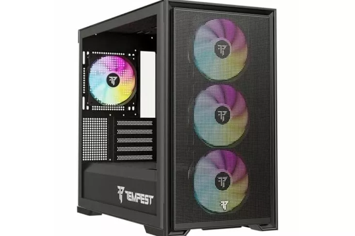 Tempest Stronghold ARGB M-ATX Cristal Templado USB 3.0 Negra