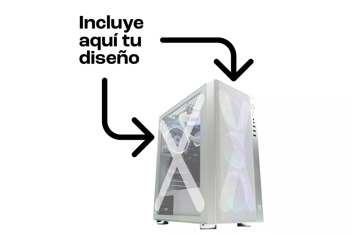Tempest Umbra RGB Torre ATX Blanca + Cristal y Frontal Personalizable