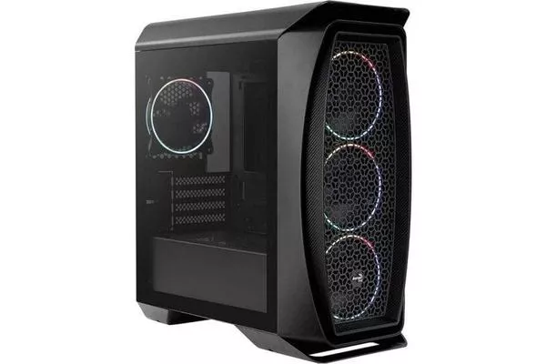 Aerocool Aero One Mini Eclipse Cristal Templado USB 3.1 RGB Negra