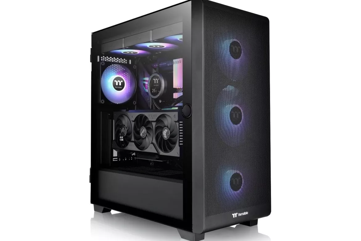 Thermaltake S250 TG ARGB Black Midi Tower ATX Cristal Templado USB 3.0 Negra