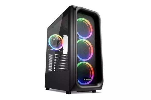 Sharkoon TK5M RGB ATX Cristal Templado USB 3.0 Negra