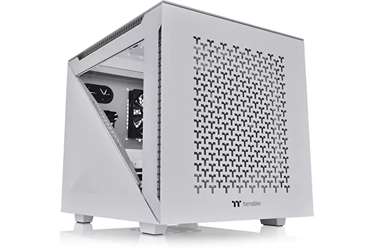 Thermaltake Divider 200 TG Air Snow Micro Chassis Cristal Templado USB 3.0