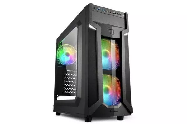 Sharkoon VG6-W RGB Acrílico USB 3.0 Negra