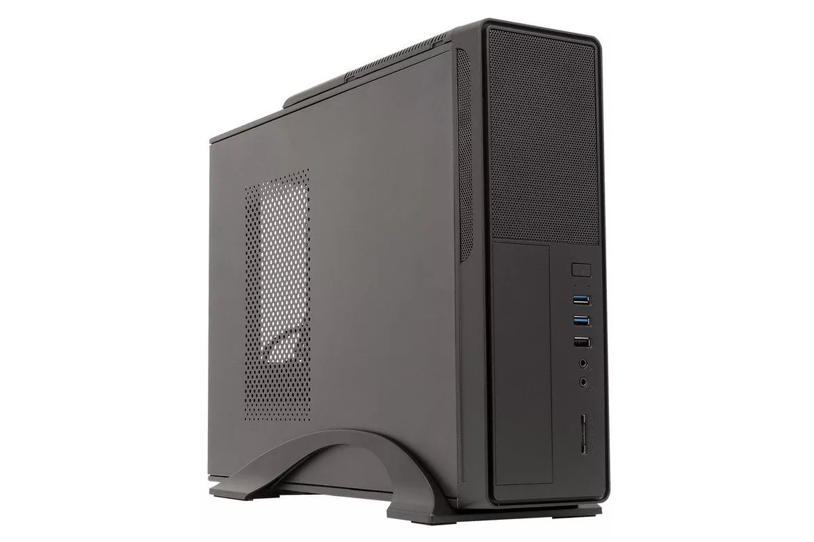 UNYKAch UK2010 Caja PC Micro ATX USB 3.0 Negra + Fuente de Alimentación 300W