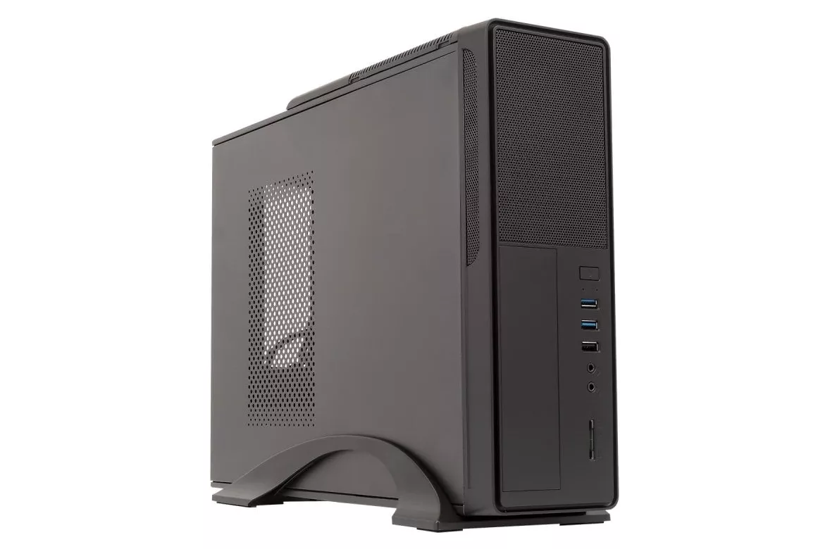 UNYKAch UK2010 Caja PC Micro ATX USB 3.0 Negra + Fuente de Alimentación 450W