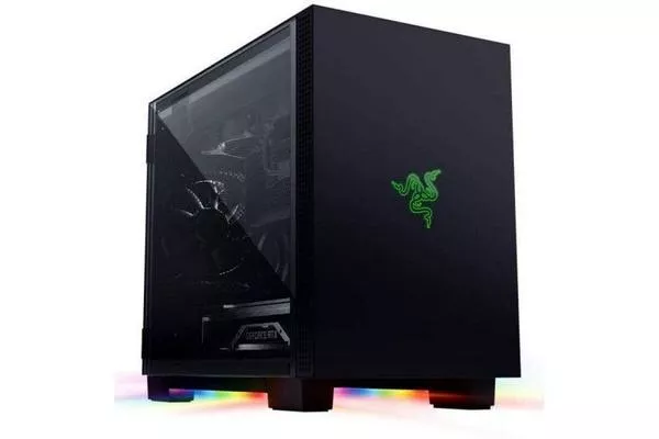 Razer Tomahawk Torre Mini-ITX RGB Cristal Templado Negra