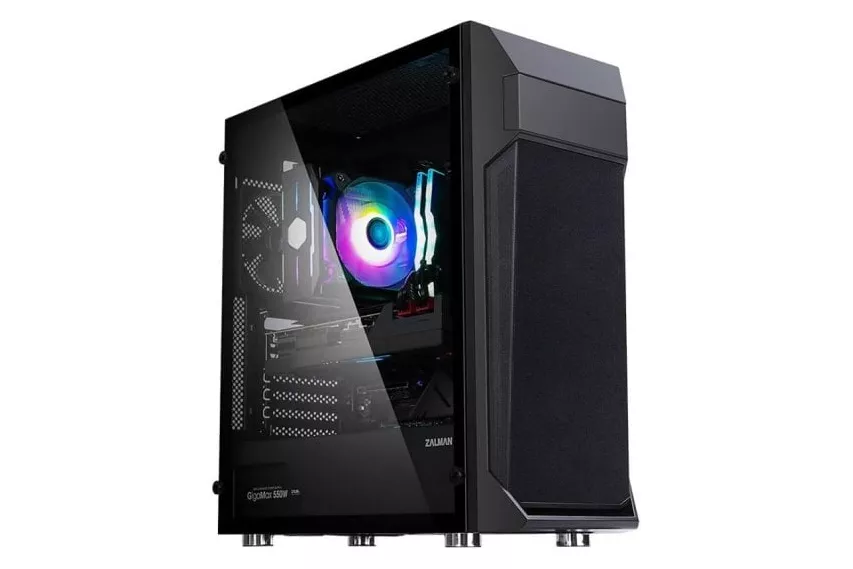 Zalman Z1 Plus Mid Tower Cristal Templado USB 3.0 Negra