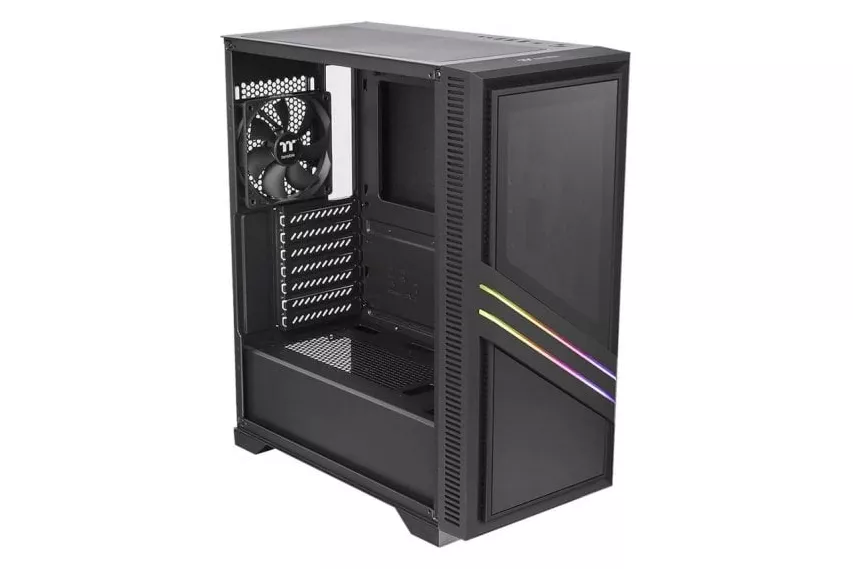 Thermaltake Versa T35 TG RGB Cristal Templado USB 3.1 Negra
