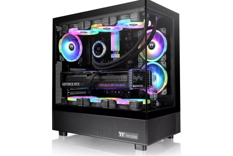 Thermaltake View 270 TG ARGB Black Mid Tower Cristal Templado USB-C Negra