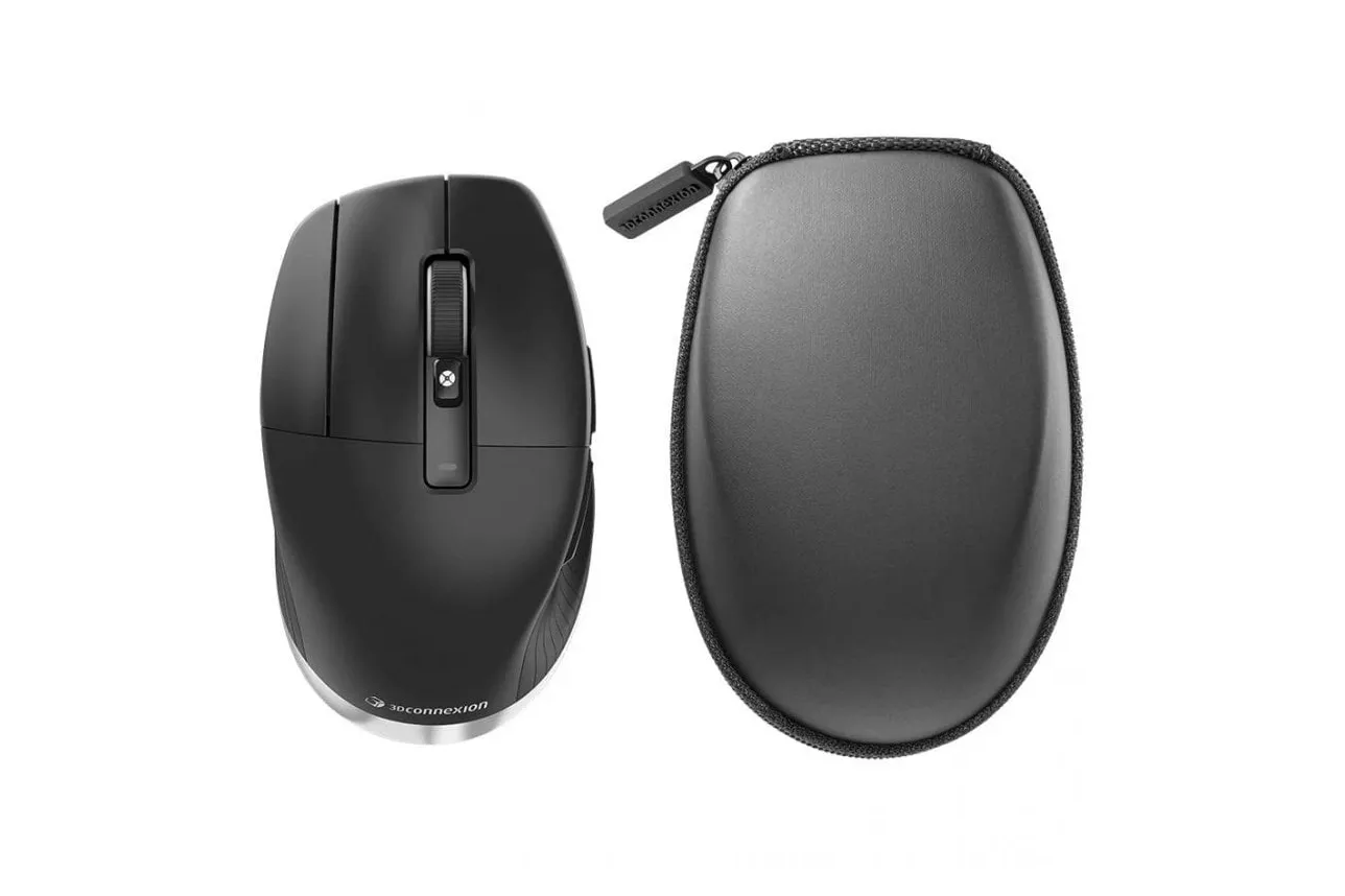 3Dconnexion CadMouse Pro Wireless Left Ratón Inalámbrico para Diseño 7200 DPI Negro