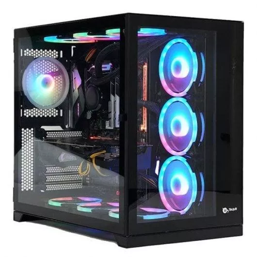 Talius Zeus Mid Tower Cristal Templado USB 3.0 Negra