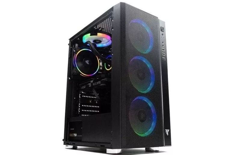 Tempest Umbra RGB Torre ATX Negra + Cristal y Frontal Personalizable