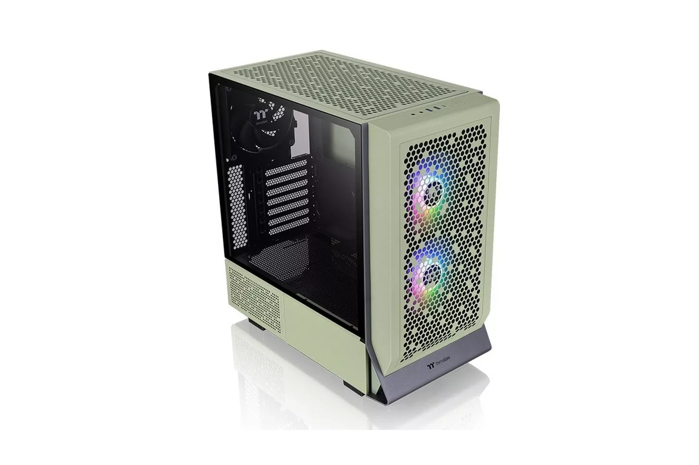 Thermaltake Ceres 300 TG ARGB Cristal Templado USB 3.2 Verde Matcha