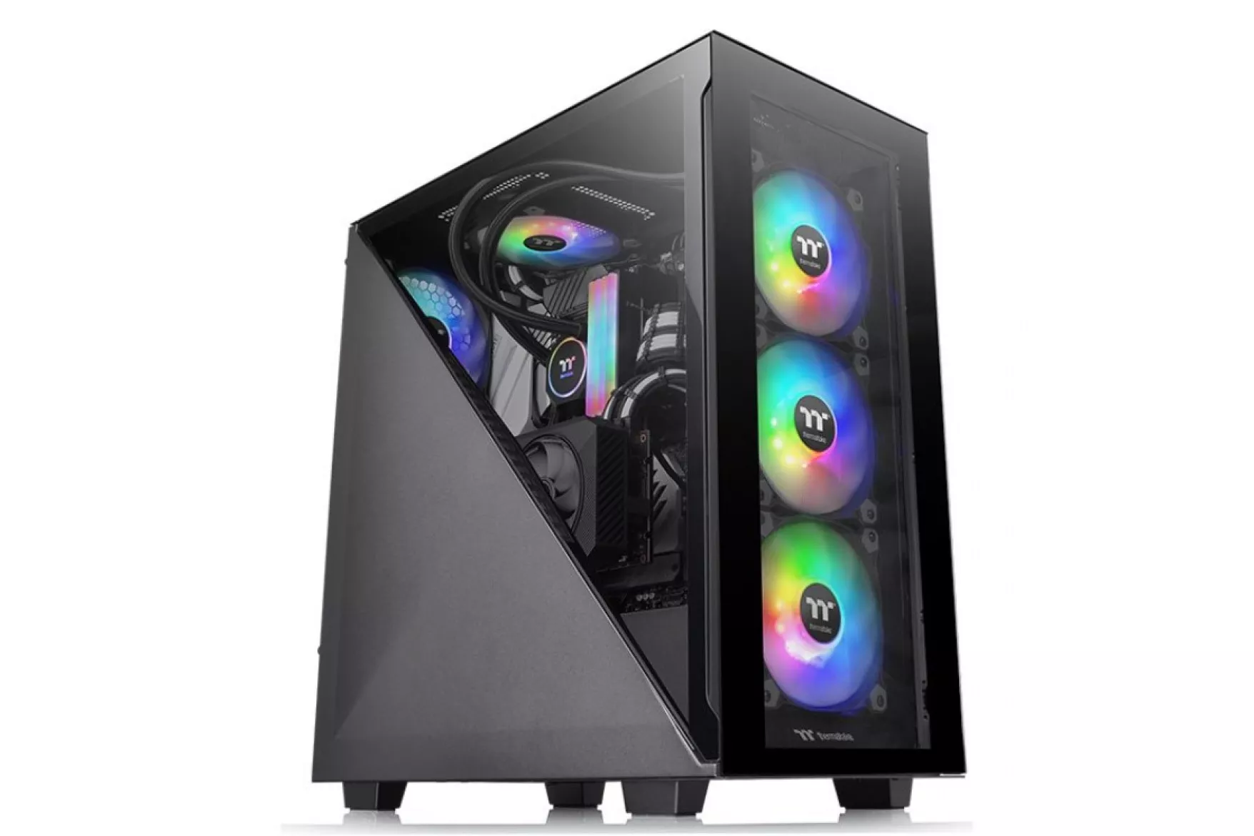 Thermaltake Divider 300 TG ARGB Cristal Templado USB 3.0