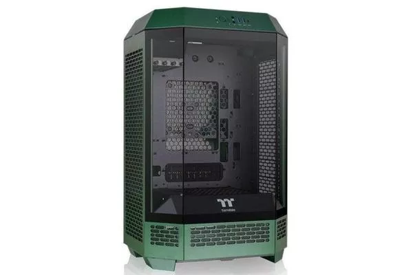 Thermaltake The Tower 300 Racing Green Micro Tower MATX Cristal Templado USB-C Verde