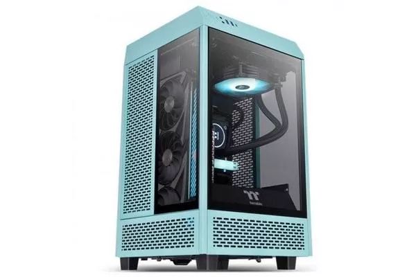 Thermaltake The Tower 100 Mini USB-C/3.1 Turquesa