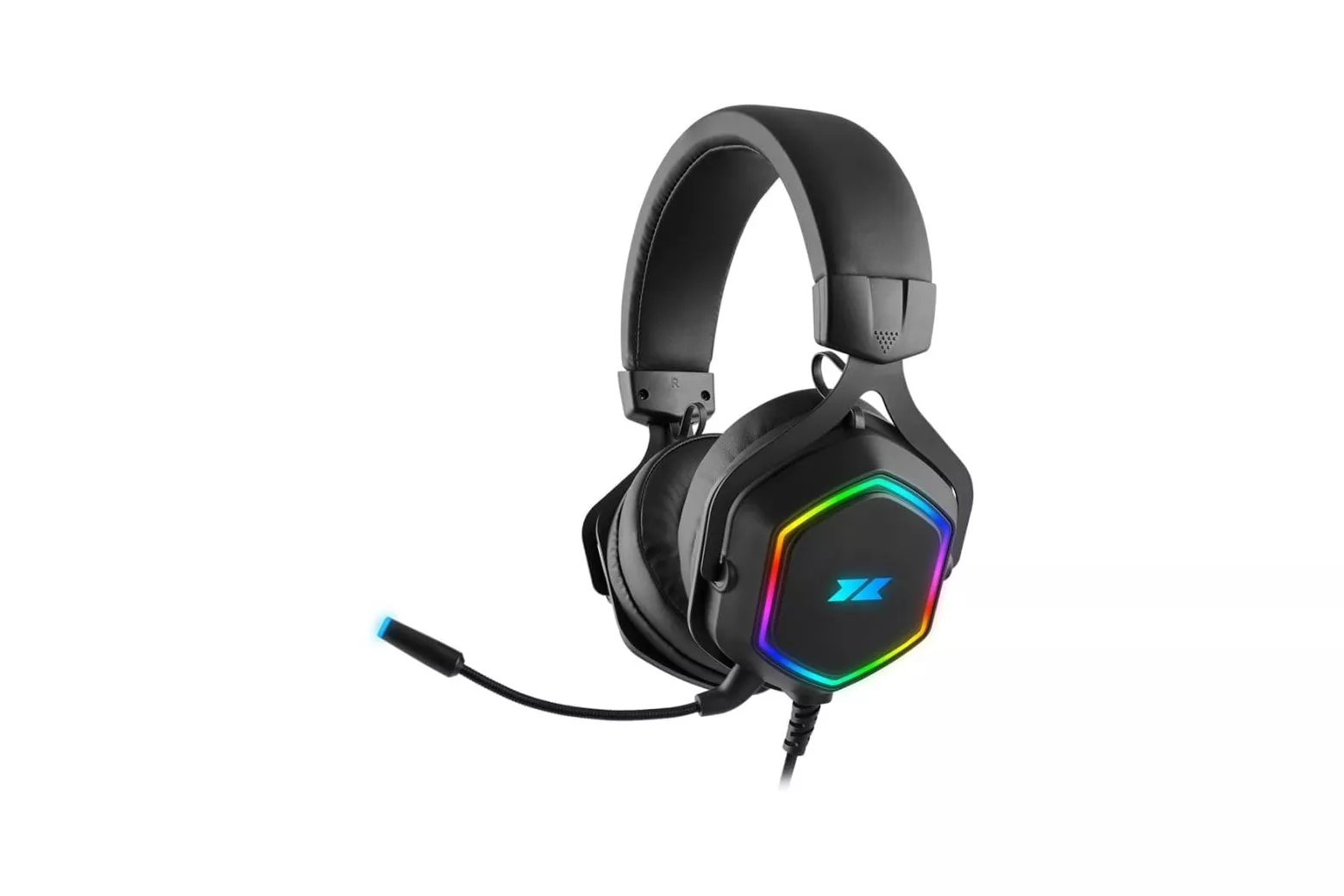 1Life Hexo Auriculares Gaming 7.1 Surround RGB Negros